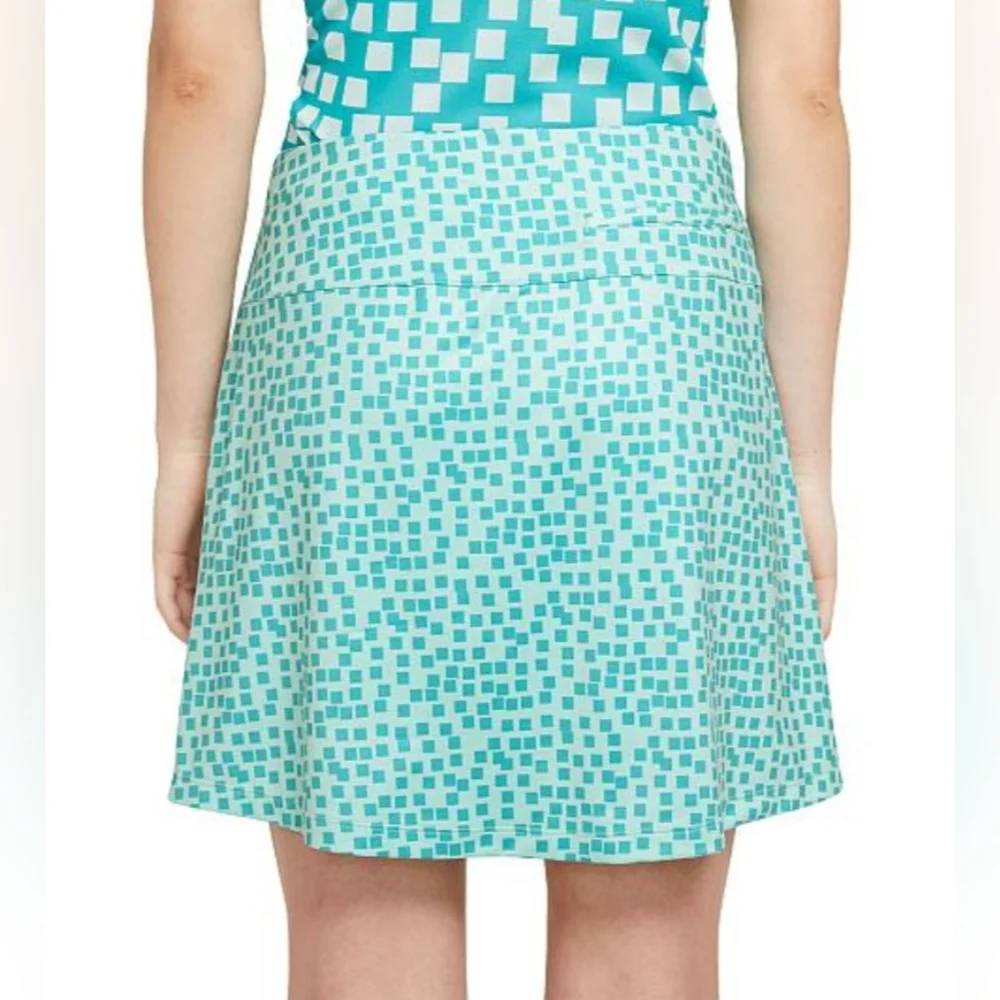 Nike Dri-Fit Women's Aqua UV Grid Print Golf Skort